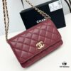 Chanel Classic WOC Fortune Bag in New CF Series Caviar Leather and Smooth Lamb Skin – Perfect for Summer and All Seasons