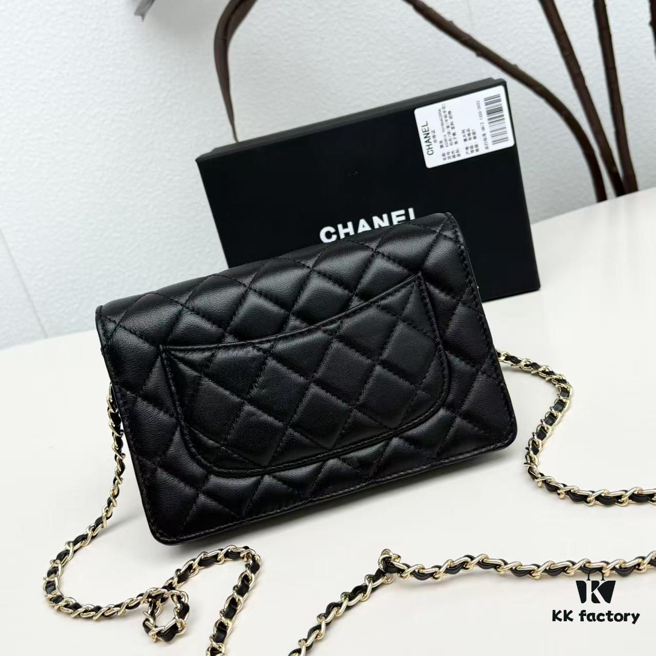 New Color CF Series Caviar Grain Calfskin Smooth Lamb Leather Chanel Classic WOC Fortune Bag