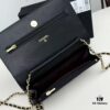 New Color CF Series Caviar Grain Calfskin Smooth Lamb Leather Chanel Classic WOC Fortune Bag