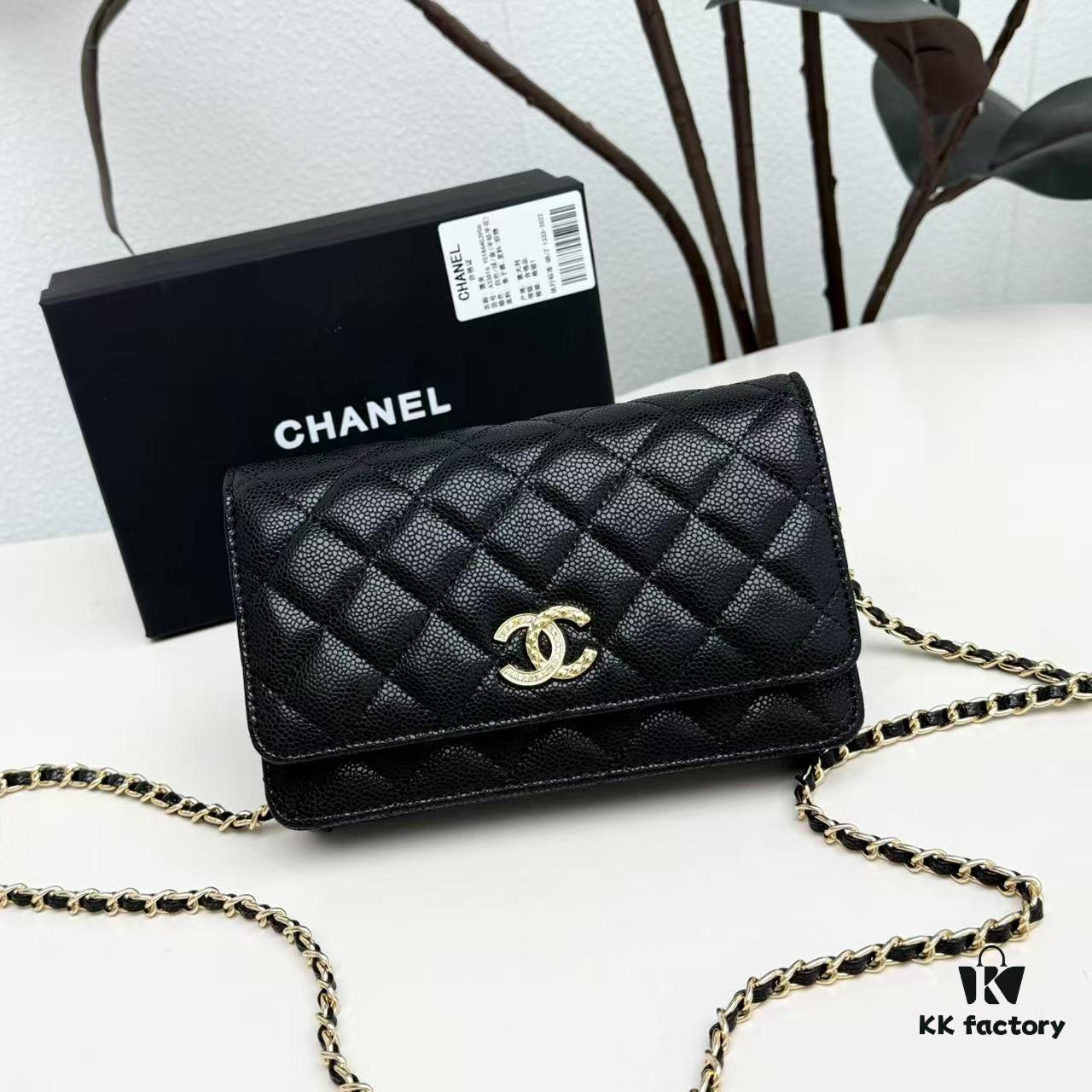 Chanel CF Series Caviar Cowhide Smooth Lambskin Classic WOC Bag - New Color Arrival