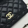 Chanel CF Series Caviar Cowhide Smooth Lambskin Classic WOC Bag - New Color Arrival