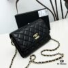 New Color CF Series Caviar Grain Calfskin Smooth Lamb Leather Chanel Classic WOC Fortune Bag