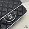 CHANEL 25P Panda Spring-Summer Collection Black and White Calfskin with Gold Hardware