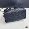 Top Quality Original Chanel 25C Hobo Bag - Grained Leather Shoulder Bag with Vintage Gold-Tone Buckle Drawstring Design