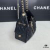 Top Quality Original Chanel 25C Hobo Bag - Grained Leather Shoulder Bag with Vintage Gold-Tone Buckle Drawstring Design