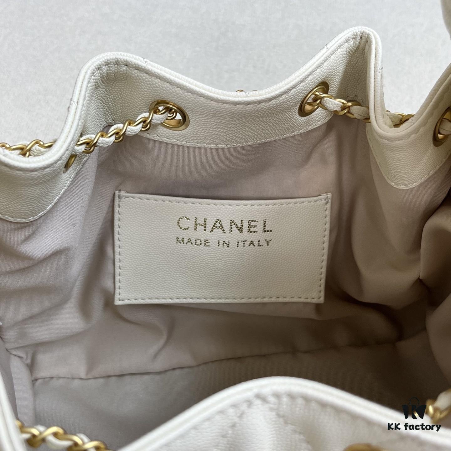 Top-Grade Authentic Chanel 25C Hobo Bag - Quilted Small Shoulder Bag with Vintage Coin Toggle Drawstring, Saffiano Leather, Black and Gold Hardware