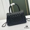 Calfskin Leather Handbag with Lizard Texture, Exclusive Chanel-Style Hardware, Dual Carry Tote & Shoulder Bag