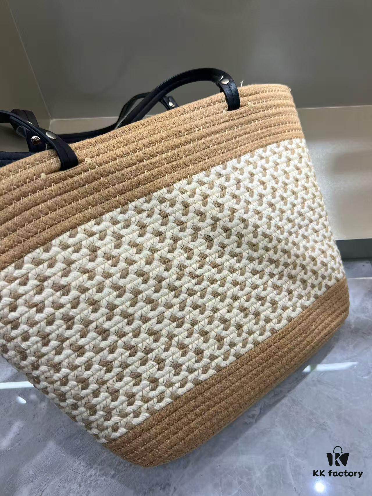 Chanel Summer New Arrival Woven Handbag, Large-Capacity Tote, Vacation Beach Bag, Shoulder Bag 43.28