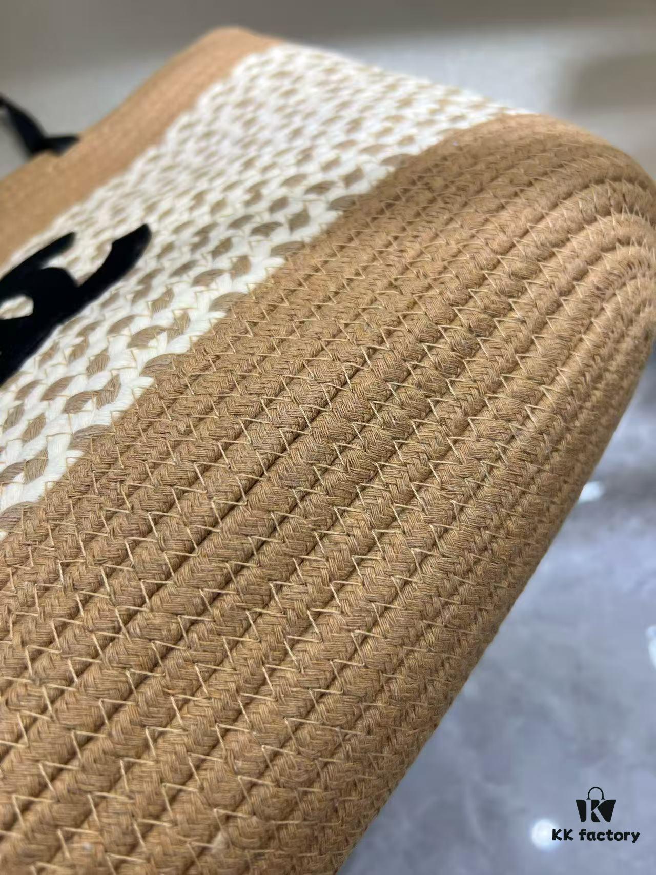 Chanel Summer New Arrival Woven Handbag, Large-Capacity Tote, Vacation Beach Bag, Shoulder Bag 43.28