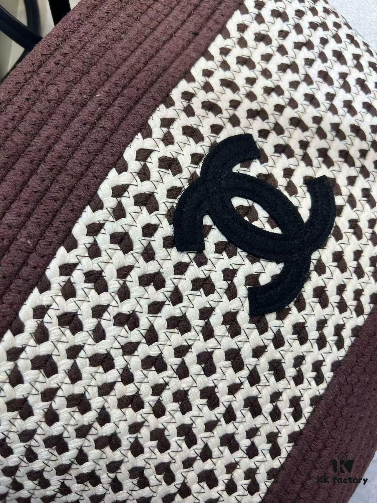 Chanel Summer New Arrival Woven Bag, Large-Capacity Tote, Vacation Beach Bag, Shoulder Bag 43.28