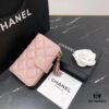 Chanel 12001 Mini Wallet in Black and Pink – Crafted from Premium Lambskin