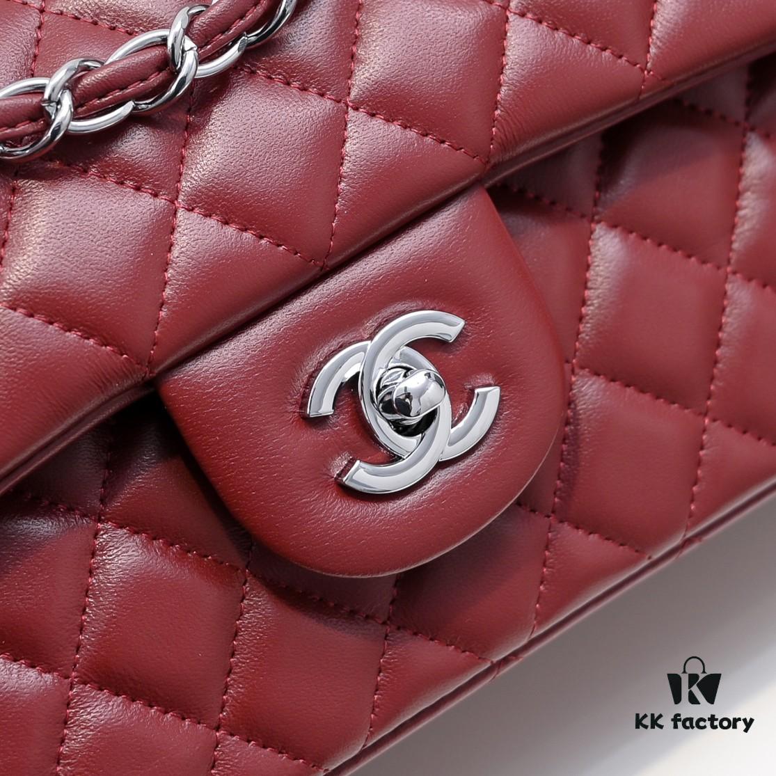 CHANEL Lambskin Classic Crossbody Bag in Red Interior - Summer Collection 1112