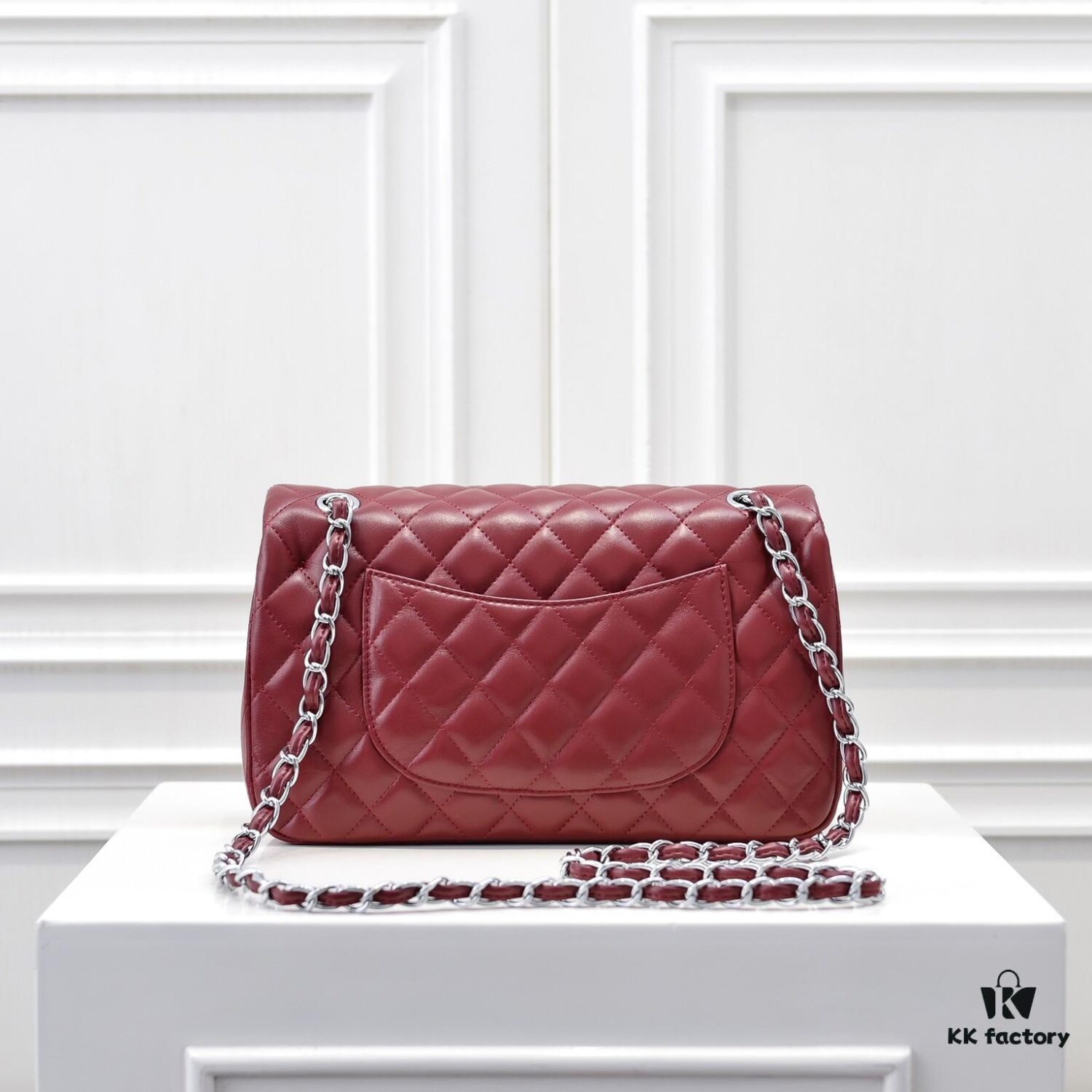 CHANEL Lambskin Classic Crossbody Bag in Red Interior - Summer Collection 1112