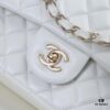 CHANEL Lambskin Classic Crossbody Bag in Red Interior - Summer Collection