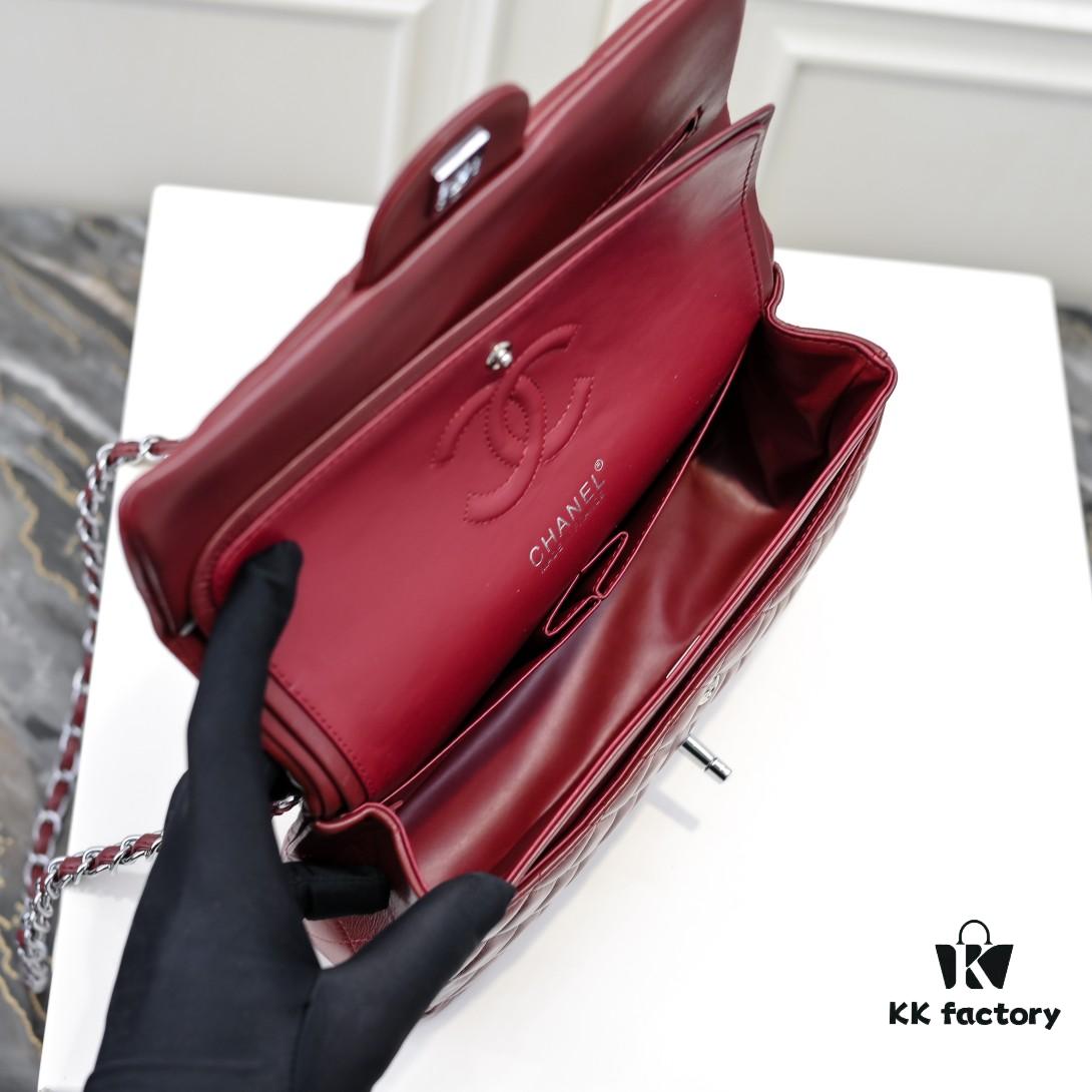 CHANEL Lambskin Classic Crossbody Bag in Red Interior - Summer Collection 1112