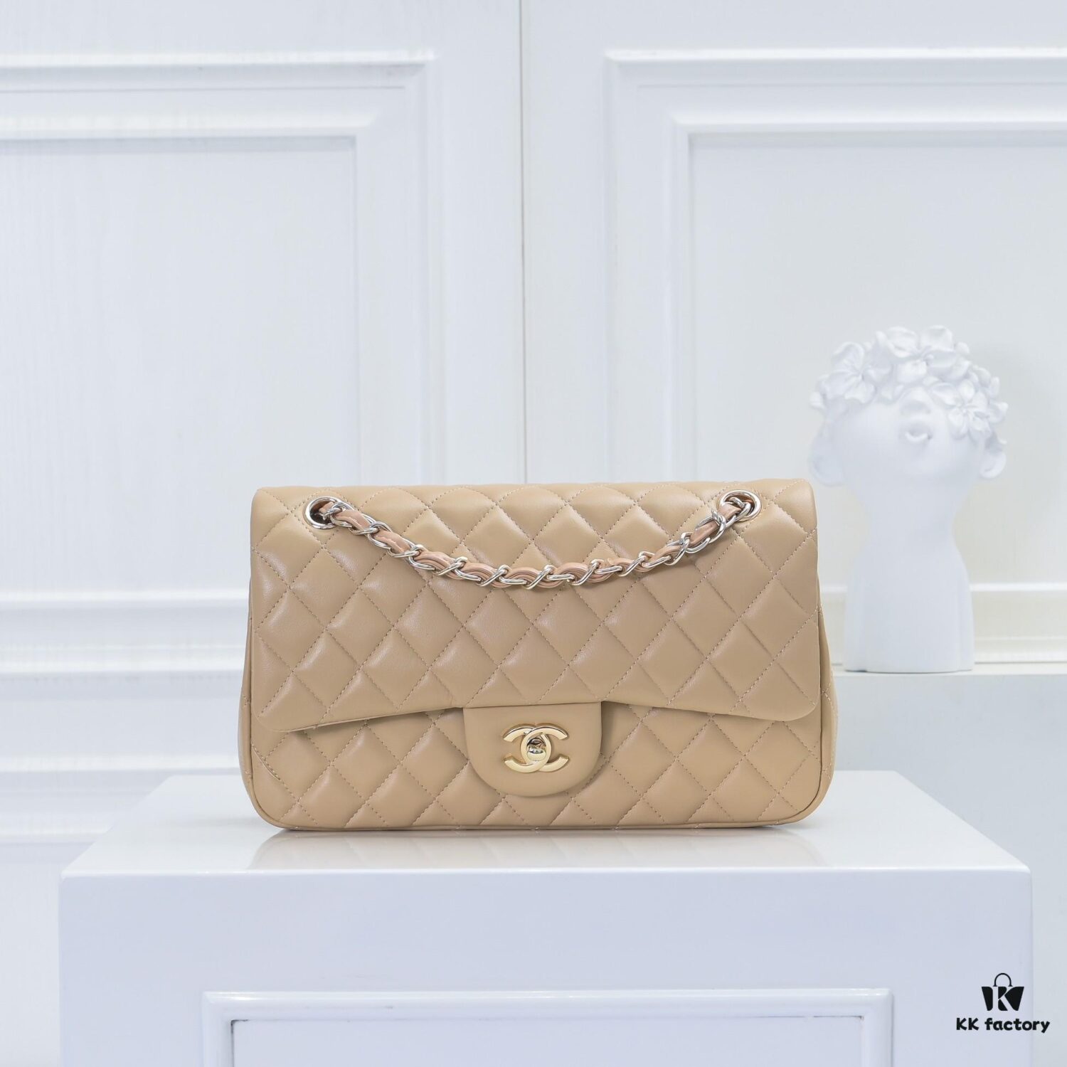 CHANEL Lambskin Classic Crossbody Bag in Red Interior - Summer Collection 1112