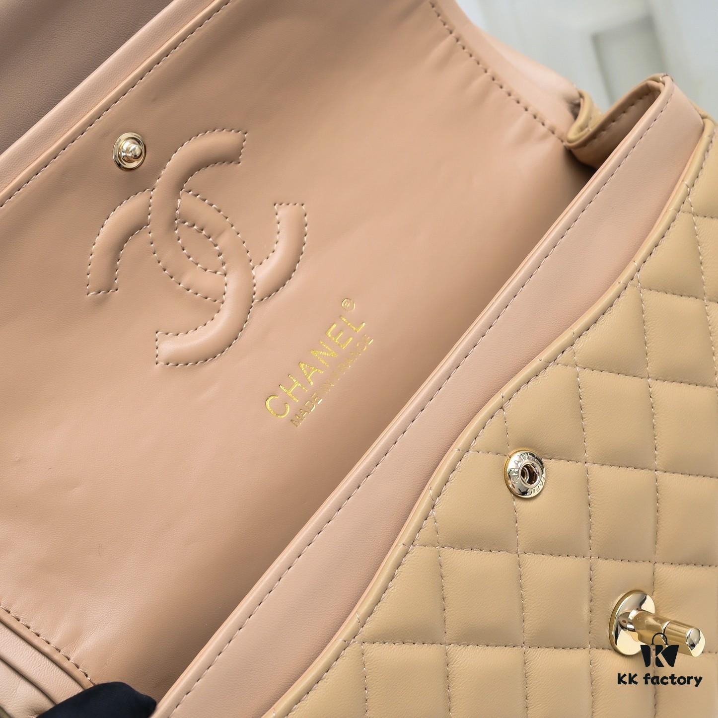 CHANEL Lambskin Classic Crossbody Bag in Red Interior - Summer Collection 1112