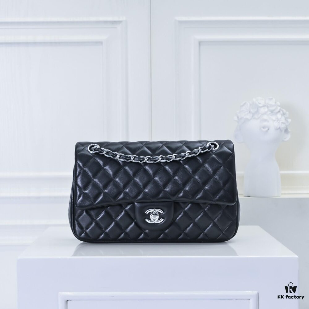 CHANEL Lambskin Classic Crossbody Bag with Red Interior, Summer Arrival, Full-Grain Lambskin with Original Hardware
