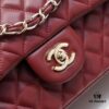 CHANEL Lambskin Classic Crossbody Bag with Original Hardware, Red Interior, Summer Style