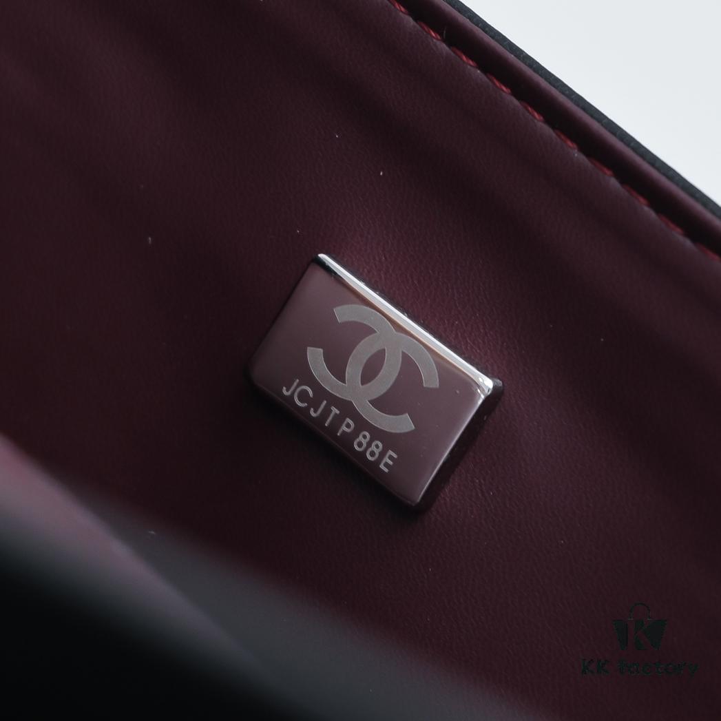 CHANEL Lambskin Classic Crossbody Bag with Red Interior, Summer Arrival, Full-Grain Lambskin with Original Hardware