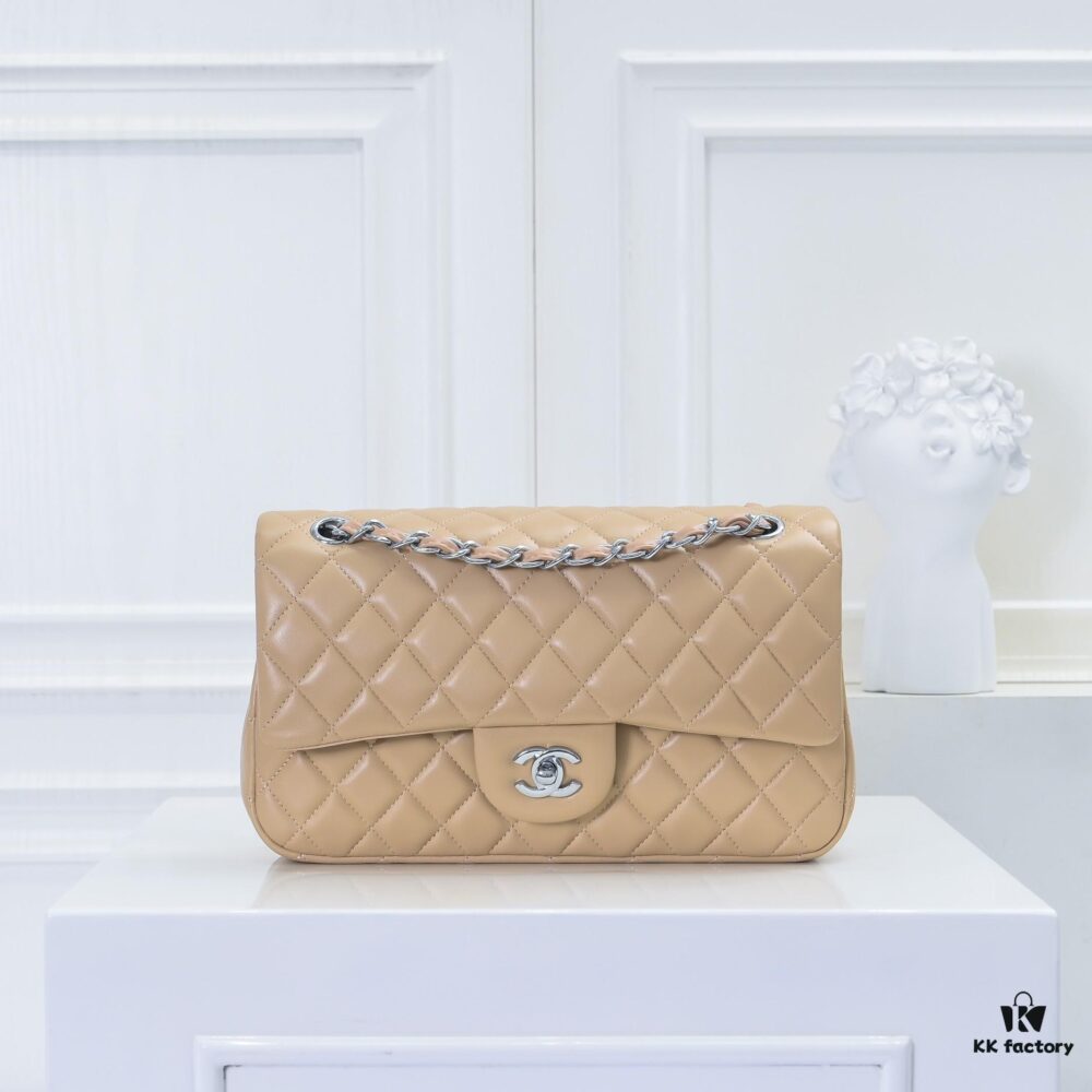 CHANEL Lambskin Classic Crossbody Bag with Red Lining, Summer Arrival