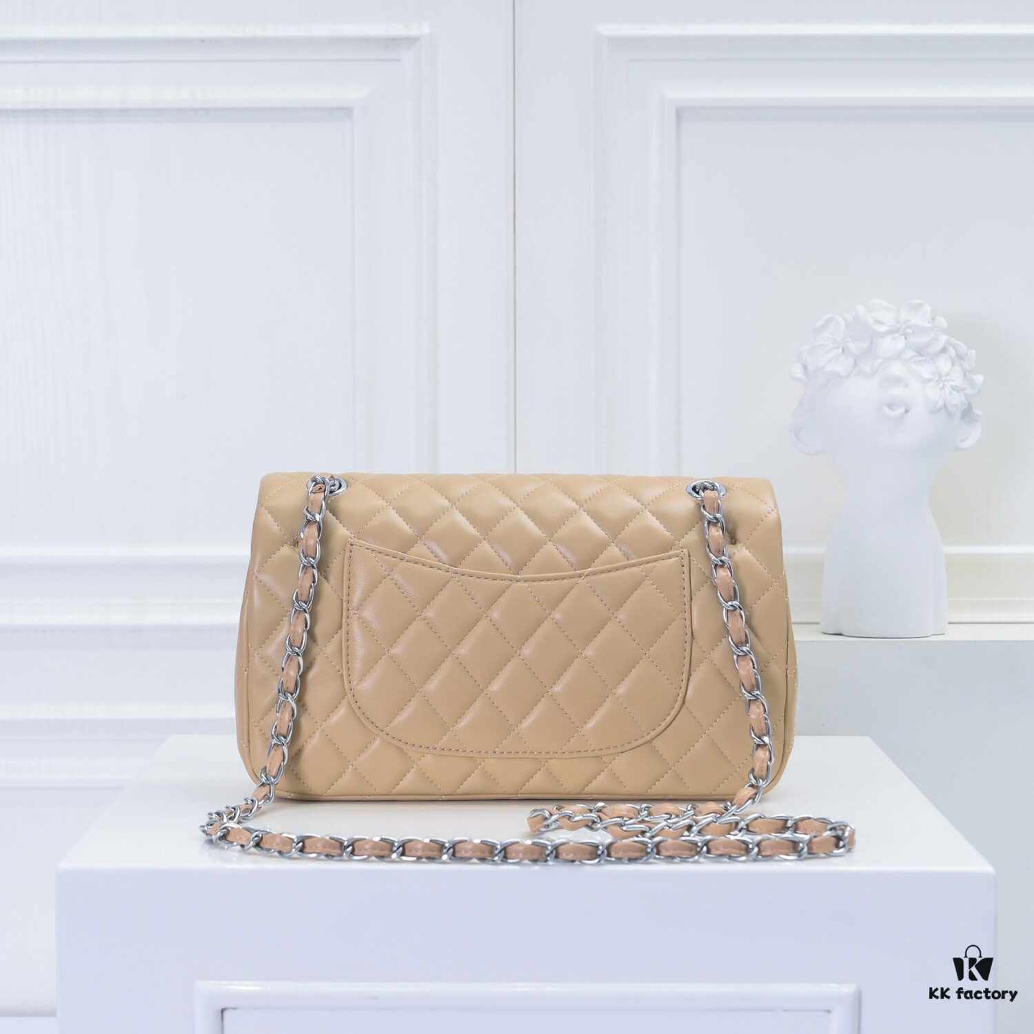 CHANEL Lambskin Classic Crossbody Bag with Red Lining, Summer Arrival