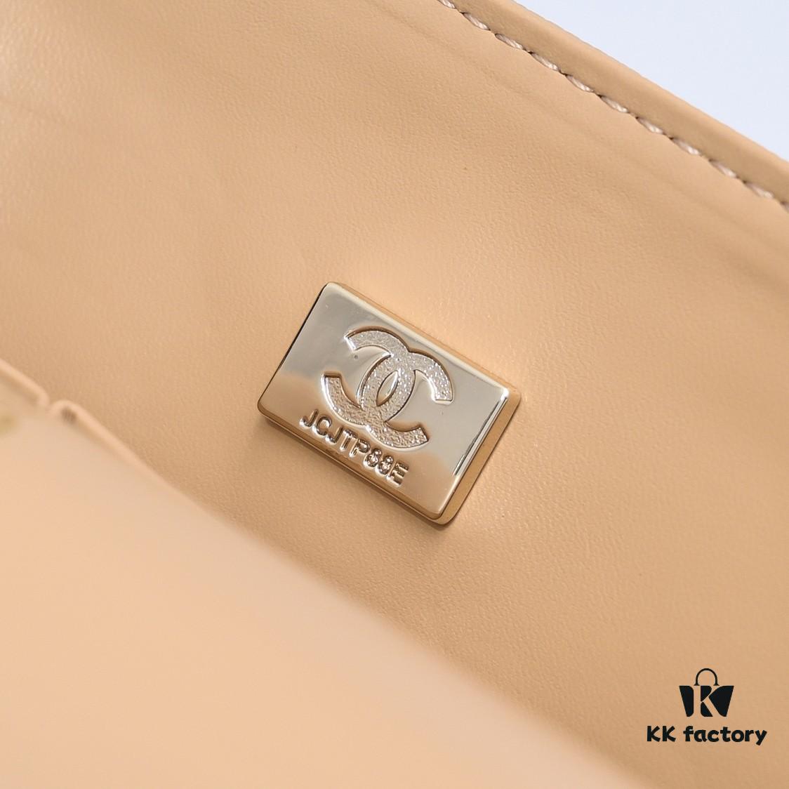 Chanel 2.55 Classic Flap Bag in Top-Tier Caviar Quilted Calfskin with Genuine 24K Gold Hardware