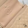 Chanel 2.55 Classic Flap Bag in Top-Tier Caviar Quilted Calfskin with Genuine 24K Gold Hardware