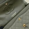 Chanel 2.55 Classic Flap Bag in Top-Tier Caviar Quilted Calfskin with Genuine 24K Gold Hardware