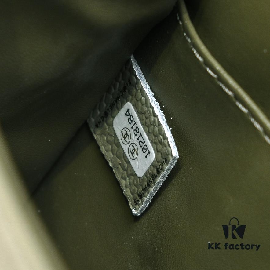 Chanel 2.55 Classic Flap Bag in Top-Tier Caviar Quilted Calfskin with Genuine 24K Gold Hardware