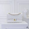 Chanel 2.55 Quilted Caviar Leather Shoulder Bag with Genuine Gold-Tone Hardware