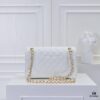 Chanel 2.55 Quilted Caviar Leather Shoulder Bag with Genuine Gold-Tone Hardware