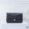 Chanel 2.55 Quilted Caviar Leather Shoulder Bag with Genuine Gold-Tone Hardware