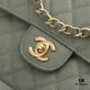 Chanel 2.55 Classic Flap Bag in Top-Tier Caviar Quilted Calfskin with Genuine 24K Gold Hardware