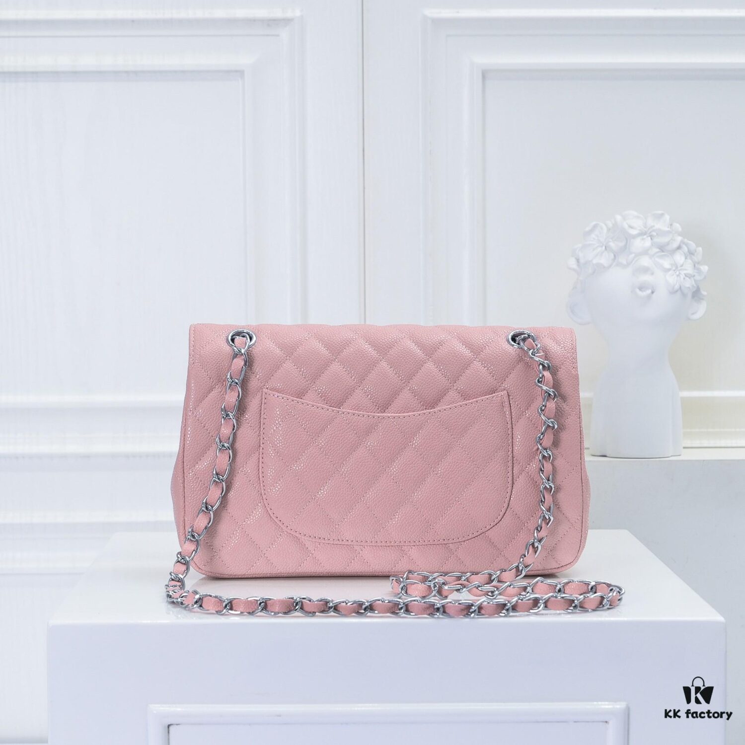 Chanel 1112 Quilted Matelassé Caviar Grain Leather Handbag CF2.55 – Ultimate Luxury Classic Flap Bag