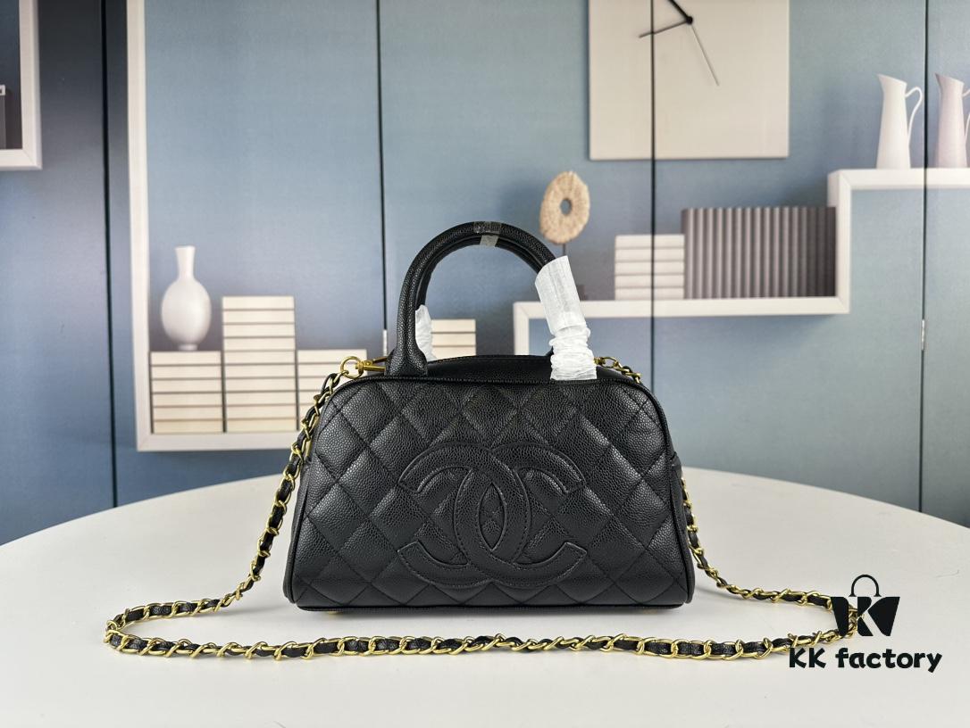 New Arrival Batch Jennie's Same Style Chanel Bowling Bag in Black – Why Is It So Popular?