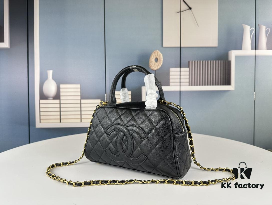 New Arrival Batch Jennie's Same Style Chanel Bowling Bag in Black – Why Is It So Popular?