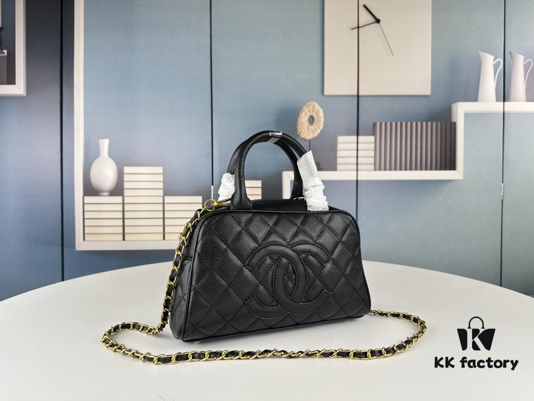 New Arrival Batch Jennie's Same Style Chanel Bowling Bag in Black – Why Is It So Popular?