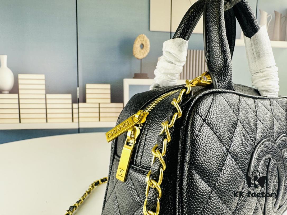 New Arrival Batch Jennie's Same Style Chanel Bowling Bag in Black – Why Is It So Popular?