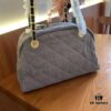Chanel Washed Denim Bowling Bag - Pre-loved Chic