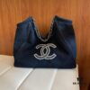 Mini Chanel Denim Underarm Tote Bag CHANEL 2024 New Trendy Fashion Popular Style