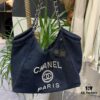 Xiaoxiang Home Chanel Denim Underarm Tote Bag [CHANEL] 2024 New Trendy Fashion Must-Have, Stylish Design That Captivates Every Girl's Heart