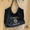 Xiaoxiang Home Chanel Denim Crossbody Tote Bag [CHANEL] 2024 New Trendy Fashionable Popular Style, Perfectly Designed to Capture Girls' Hearts, Chanel Denim Collection, Large Capacity, Lightweight, Flattering for Everyone, Must-Have for Stylish Women