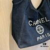 Xiaoxiang Home Chanel Denim Crossbody Tote Bag [CHANEL] 2024 New Trendy Fashionable Popular Style, Perfectly Designed to Capture Girls' Hearts, Chanel Denim Collection, Large Capacity, Lightweight, Flattering for Everyone, Must-Have for Stylish Women