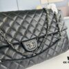 New Arrival Chanel CF Extra Large Airport Tote Bag (Black Silver)