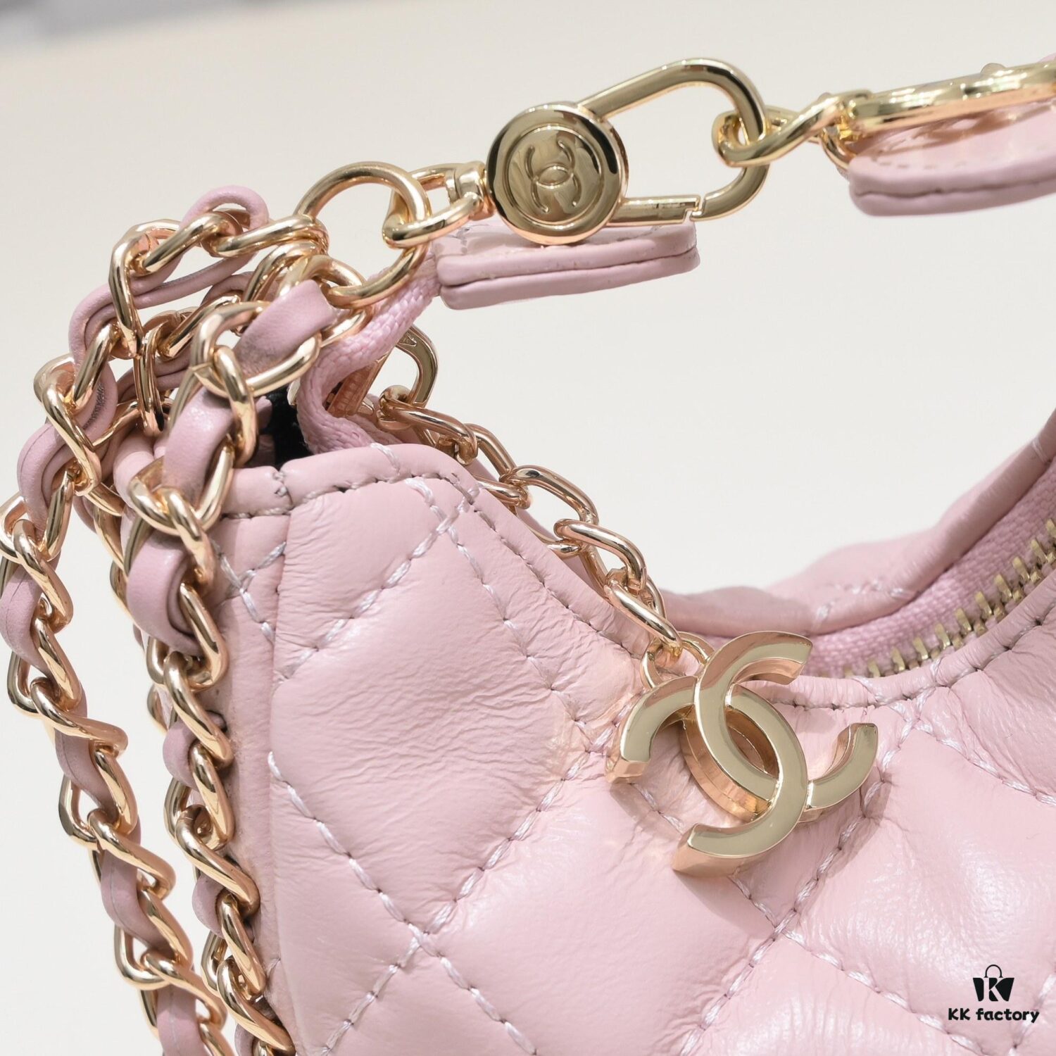 Singles' Day Special Price Mini Chanel 23P Moon Bag 🌙🤍 Adorable Small Wastebag