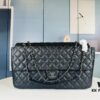 New Arrival Chanel CF Extra Large Airport Tote Bag (Black Silver)