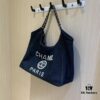 CHANEL Denim Underarm Tote Bag 2024 New Arrival Fashion Trendy Style