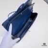 Deep Blue Chanel Classic Century Style, Exquisitely Crafted with Imported Lambskin and Original Hardware, Quilted Diamond Pattern, Soft and Perfect Shape