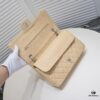 Beige Chanel Classic Bag, Century Iconic Style, Made with Precision Craftsmanship, Imported Caviar Calfskin with Original Hardware, Quilted Pattern Fullness, Perfect Soft Silhouette